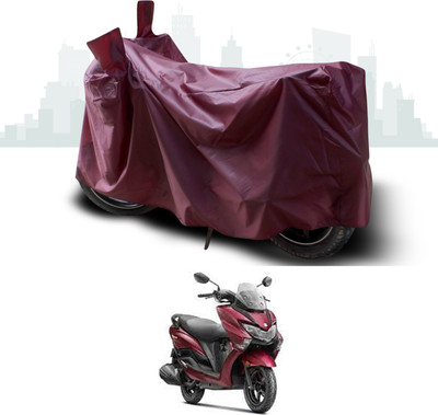 ANTHUB Waterproof Two Wheeler Cover for Suzuki(Burgman Street, Maroon)