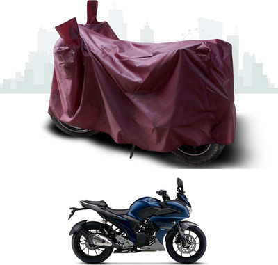 ANTHUB Waterproof Two Wheeler Cover for Yamaha(Fazer, Maroon)