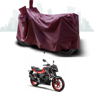 SEBONGO Waterproof Two Wheeler Cover for Suzuki(Bandit, Maroon)