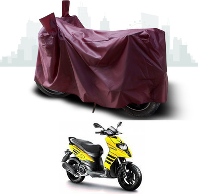 SEBONGO Waterproof Two Wheeler Cover for Aprilia(Storm 125, Maroon)