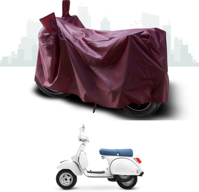ANTHUB Waterproof Two Wheeler Cover for LML(Star Euro 200, Maroon)