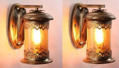 DENICRAAS Uplight Wall Lamp Without Bulb(Pack of 2)