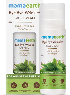 Mamaearth Bye Bye Wrinkles Face Cream For Fine Line & Wrinkles|Anti Ageing ,For Women(30 g)