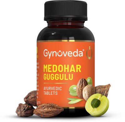 Gynoveda Medohar Guggulu Fat Burner Ayurvedic Tablets For Weight Management 240 Tablets