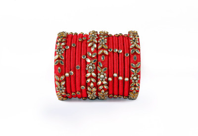 SAUMAKSHI DESIGNS Plastic Bangle Set(Pack of 12)