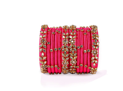 SAUMAKSHI DESIGNS Plastic Bangle Set(Pack of 12)