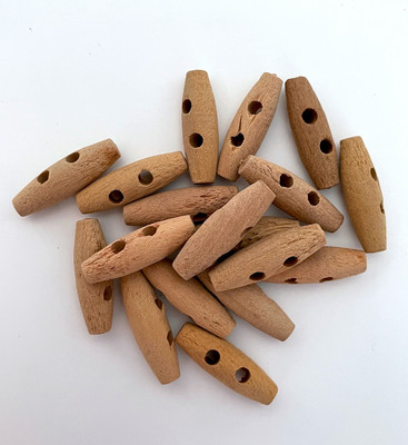 Buttonsandmore WD003 Wooden Buttons(Pack of 6)
