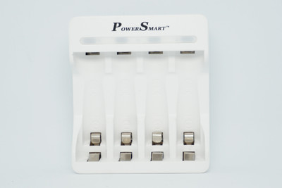 Power Smart PS-475 USB Charger For NI-MH / NI-CD AA / AAA Rechargeable  Camera Battery Charger(White)