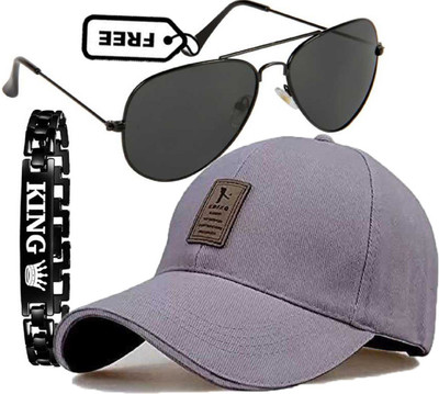 FLEXCY Sports/Regular Cap Cap(Pack of 3)