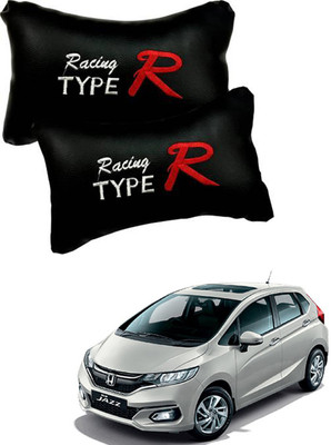 RONISH Black, Red Leatherite Car Pillow Cushion for Honda(Rectangular)
