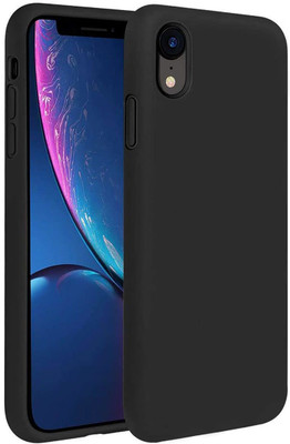 mCase Back Cover for Apple iPhone XR(Black, Shock Proof, Silicon, Pack of: 1)