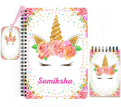 epheriwala Samiksha Unicorn A5 Diary Ruled 140 Pages(Pink)