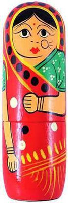 TOYS HOUSE Russian Matryoshka Stacking Nested Wood Dolls(Multicolor)