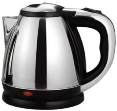 DN BROTHERS High Quality 2 L Stainless Steel Quick Heating Tea - Water Boiler & cooking Electric Kettle(2 L, Silver, Black)