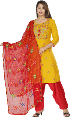 Harshita Collection Women Kurta Patiala Set