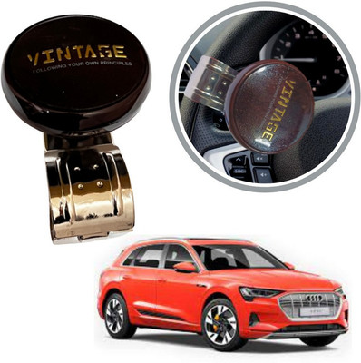 Oshotto Metal & Plastic Car Steering Knob(Brown)