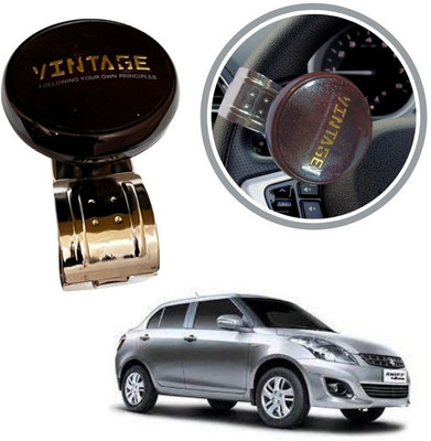 Oshotto Metal & Plastic Car Steering Knob(Brown)