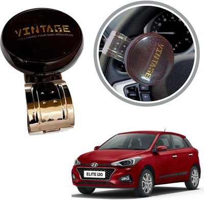 Oshotto Metal & Plastic Car Steering Knob(Brown)