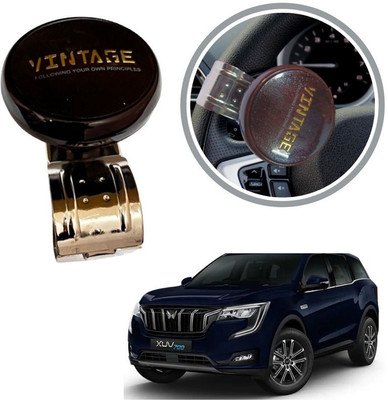 Oshotto Metal & Plastic Car Steering Knob(Brown)