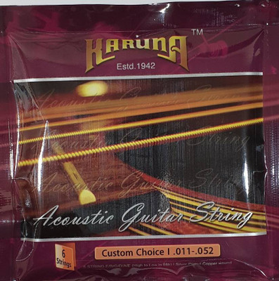 KARUNA Acoustic Custom Choice .011-.052 Guitar String(6 Strings)