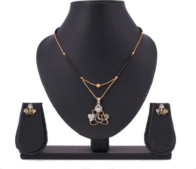 Laksh Alloy Gold-plated Gold Jewellery Set(Pack of 1)