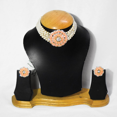 nirwana Brass Multicolor, Green, Brown Jewellery Set(Pack of 1)