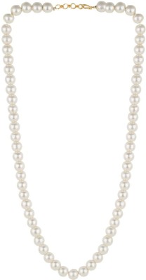 Veeva Beauty & Fashion Moti Mala Real Pearl Mother of Pearl Choker, Necklace Chain For Boys And girls Pearl Enamel Plated Mother of Pearl Chain