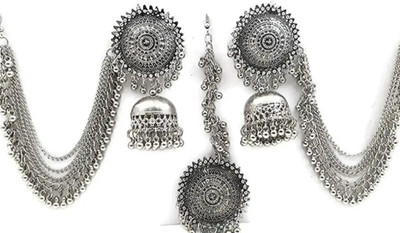 Ratmanee Alloy Silver Silver Jewellery Set(Pack of 1)