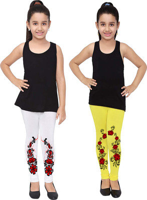 lifeneeds Legging For Girls(Multicolor Pack of 2)