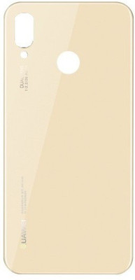 Sandreezz Honor P20 Lite (with Proper Logo) (Glass) Back Panel(Gold)