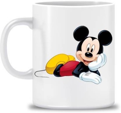 Vidaara Micky mouse cartoon Ceramic Coffee Mug(300 ml)