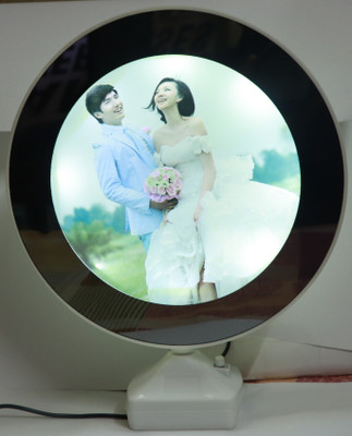 tanoshee Plastic Table Photo Frame(White, 1 Photo(s), 4.5)
