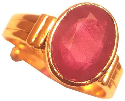 Seashines Copper Ruby Gold Plated Ring