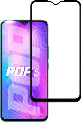 BRENZZ Edge To Edge Tempered Glass for Tecno Pop 5 LTE(Pack of 1)