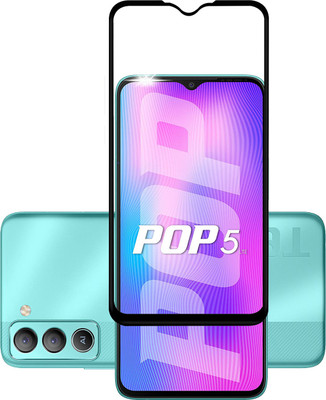 BRENZZ Edge To Edge Tempered Glass for Tecno Pop 5 LTE(Pack of 1)