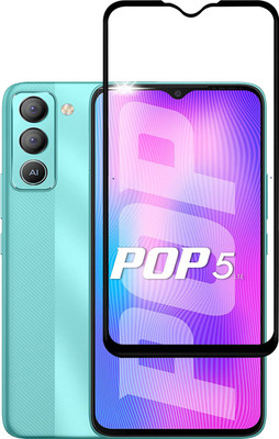 Hyper Edge To Edge Tempered Glass for Tecno Pop 5 LTE(Pack of 1)