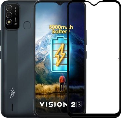 Chronic Edge To Edge Tempered Glass for Itel Vision2S(Pack of 1)