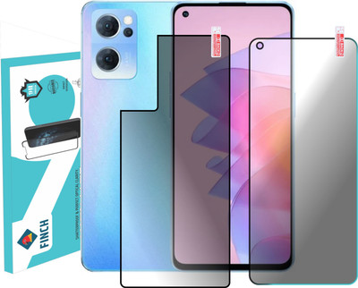 FINCH Front and Back Screen Guard for OPPO Reno 7 PRO 5G(Pack of 2)
