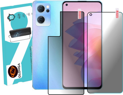 Olonga Front and Back Screen Guard for OPPO Reno 7 Series 5G(Pack of 2)