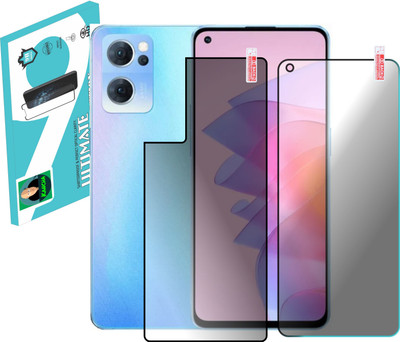 KANCHA Front and Back Screen Guard for OPPO Reno 7 PRO 5G(Pack of 2)