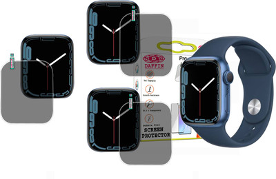 daffin Screen Guard for APPLE WATCH SERIES 7 GPS.(Pack of 3)