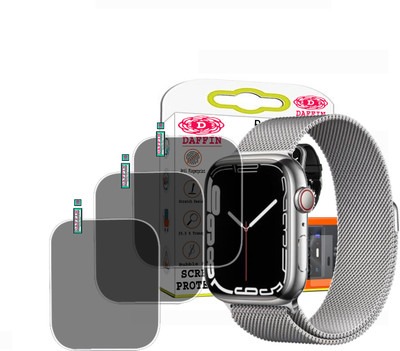 daffin Screen Guard for APPLE WATCH SERIES 7 GPS PLUS.(Pack of 3)