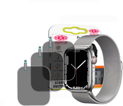 daffin Screen Guard for APPLE WATCH SERIES 7 GPS PLUS.(Pack of 3)