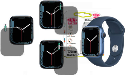 daffin Screen Guard for APPLE WATCH SERIES 7 GPS.(Pack of 3)