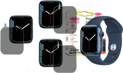 daffin Screen Guard for APPLE WATCH SERIES 7 GPS.(Pack of 3)