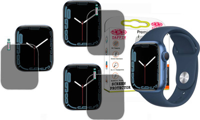 daffin Screen Guard for APPLE WATCH SERIES 7 GPS.(Pack of 3)