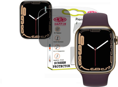daffin Screen Guard for APPLE WATCH SERIES 7 GPS PLUS(Pack of 1)