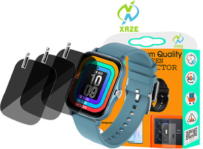 XAZE Screen Guard for FIRE BOLTT BEAST SMART WATCH SCREEN GUARD(Pack of 3)