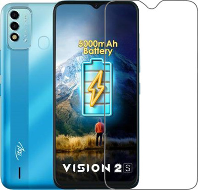 AKSHUD Tempered Glass Guard for Itel Vision2S, Itel Vision 2S(Pack of 1)