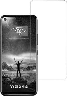 BRENZZ Tempered Glass Guard for Itel Vision 2(Pack of 1)